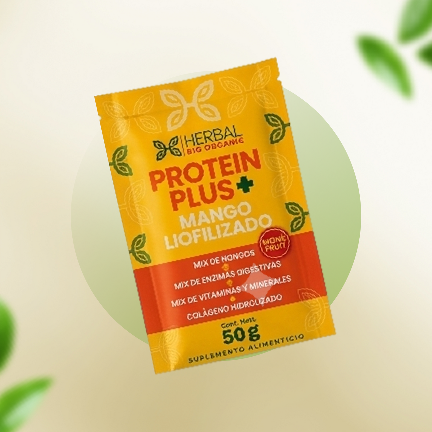 Protein Plus + Mango Liofilizado