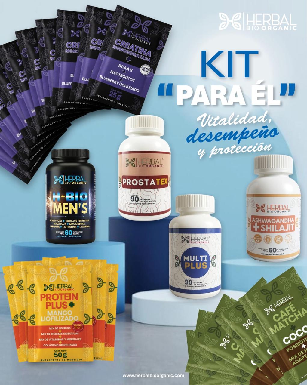 Kit “Para Él” — Vitalidad, Desempeño y Protección