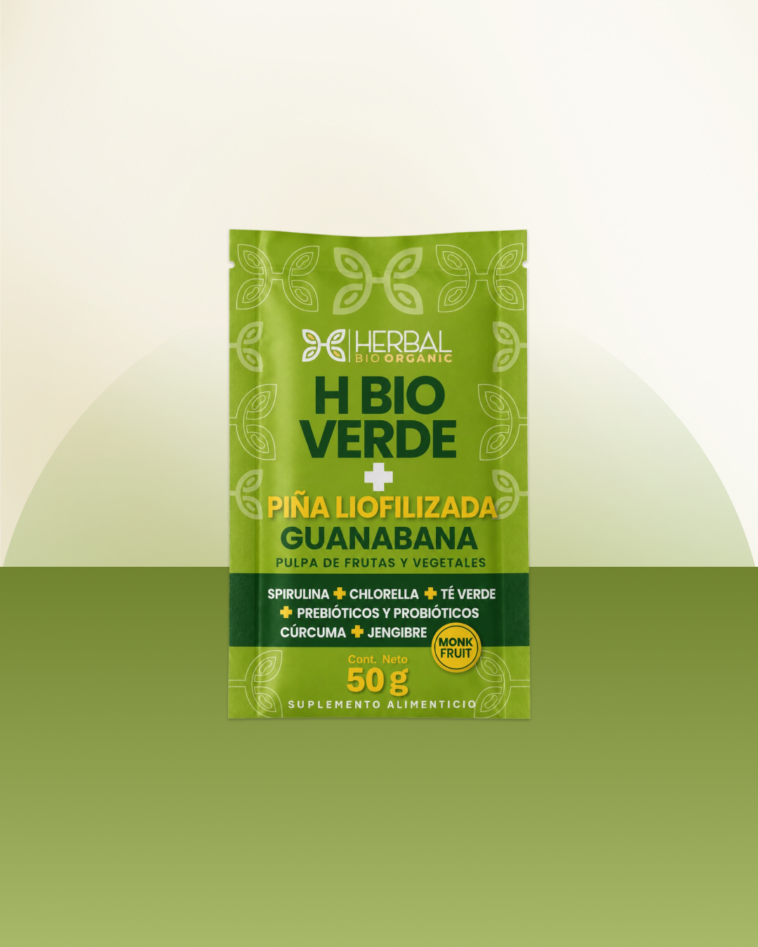 H Bio Verde Piña Liofilizada + Guanábana