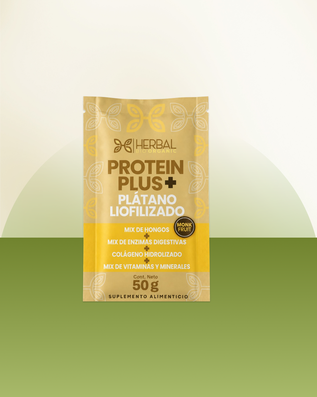 Protein Plus + Plátano Liofilizado