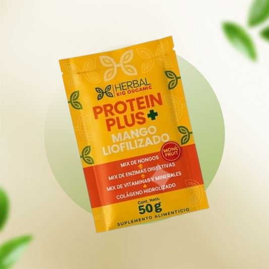 Protein Plus + Mango Liofilizado