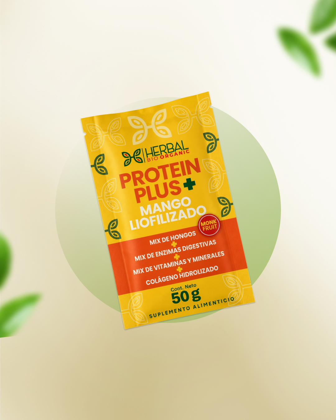 Protein Plus + Mango Liofilizado