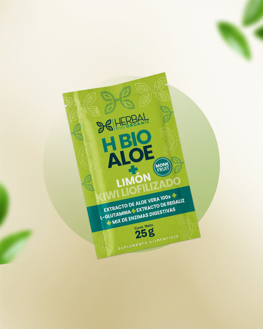 H Bio Aloe Vera + Limón Kiwi Liofilizado