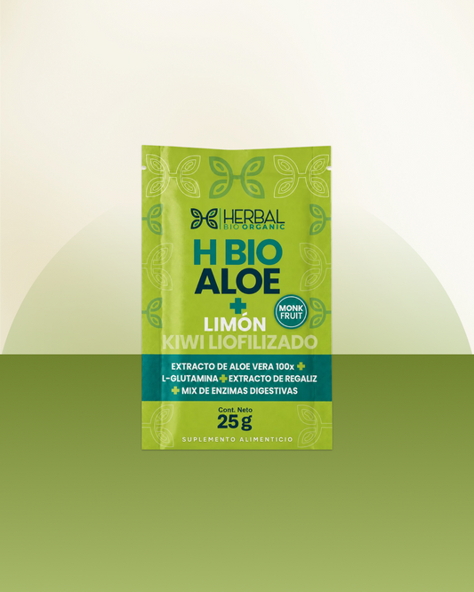 H Bio Aloe Vera + Limón Kiwi Liofilizado